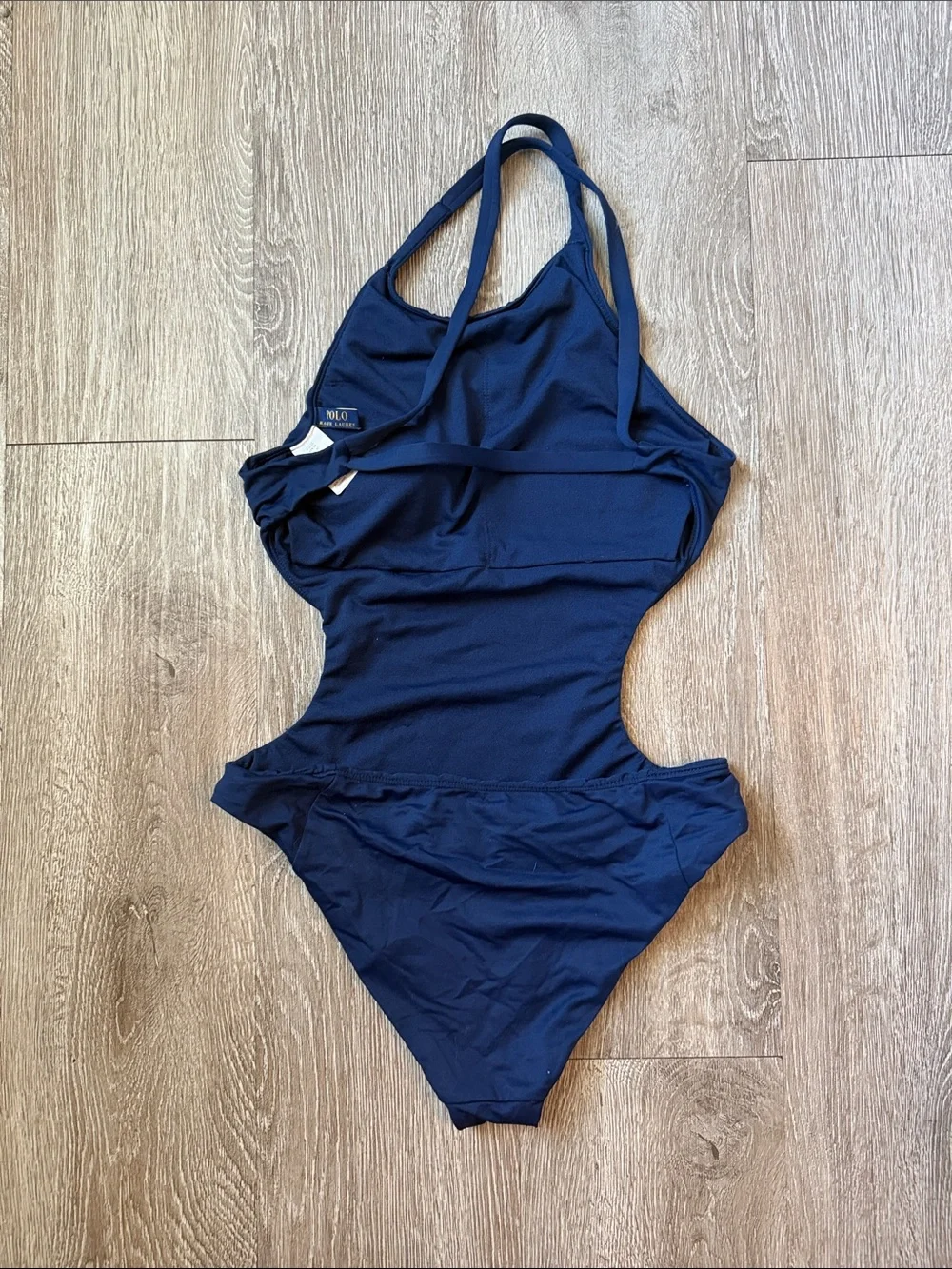 Polo Ralph Lauren Martinique  One Piece Swimsuit medium navy blue medium